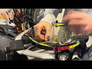 How to re-string a Prince Ripstick 300 tennis racquet