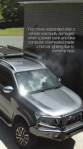 Power bank sparks car fire in extreme heat, raising safety concerns among drivers