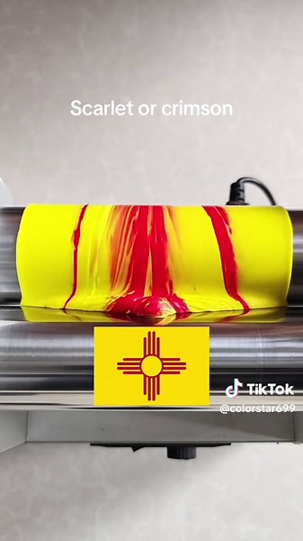 New Mexico Flag Color Mixing: Scarlet or Crimson Reveal