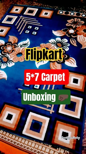 💥5*7 Carpet Flipkart Online ✨#unboxing #carpet #flipkartsale #carpetshop #flipkartfinds #ytviral