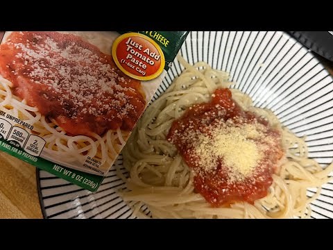 Kraft Spaghetti Classics Tangy Italian 🍝 Box Dinner 🍽️ Vintage 😄(cooking & Review)