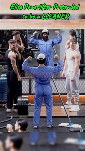 Elite Powerlifter Pretended to be a CLEANER #trolllife #funny #prank
