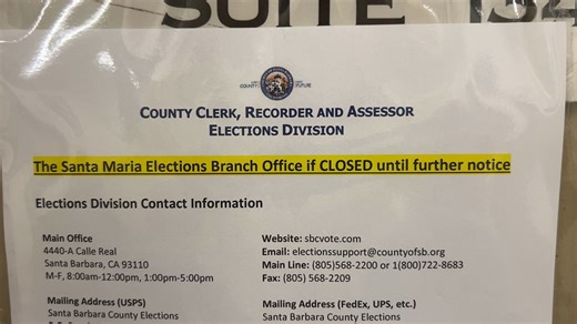 Santa Maria Election Office Closed Despite Upcoming Special State Vote
