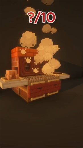 Minecraft BBQ Grill Design🔥 #minecraft