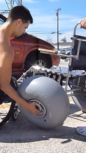 Beach wheelchair