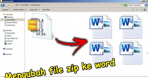 Tutorial Microsoft Office: Cara Mudah dan Gampang Mengubah File Zip ke Word