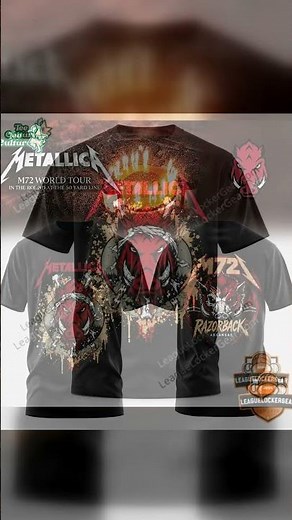 Metallica M72 World Tour North America 2026 2027 Concert T-Shirt | Teesculture.com