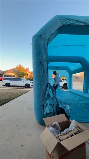 Chad Burris on Instagram: "HOA Can kick rocks I have a car to paint!"