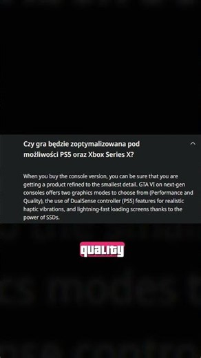 GTA 6 - 60FPS PERFORMANCE MODE & 30fps Quality Mode on Xbox Series X & Playstation 5 LEAKED