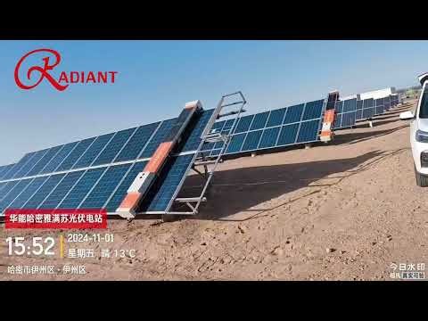 Radiant Solar Cleaning Robot | Reliable Cleaning for Desert-Scale PV Power