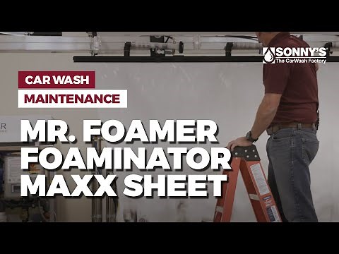 Mr. Foamer Foaminator MAXX Sheet | Car Wash Maintenance
