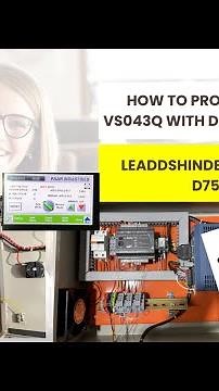 HMI Programming for INVT VS043Q with Delta DVP16ES2 PLC and Leadshine ELP-D750Z Servo Drive Integra