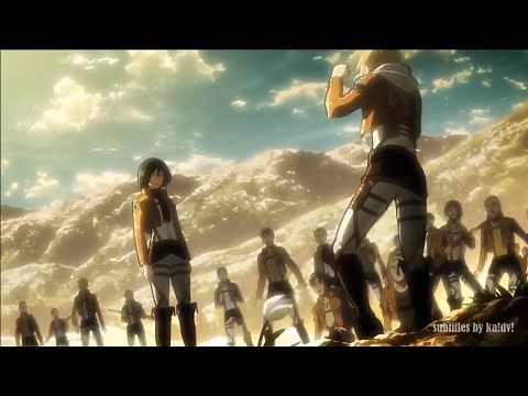 Attack On Titan - Annie vs. Mikasa - Hand-to-Hand Combat [Sub] - (1080p)