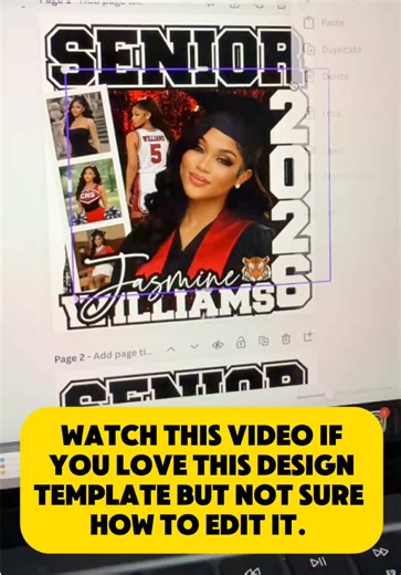 New Senior Grad 2026 Template Tutorial and Options