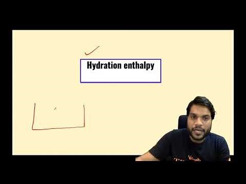 hydration enthalpy