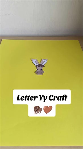 Creative Letter Yy Craft Ideas for Kids