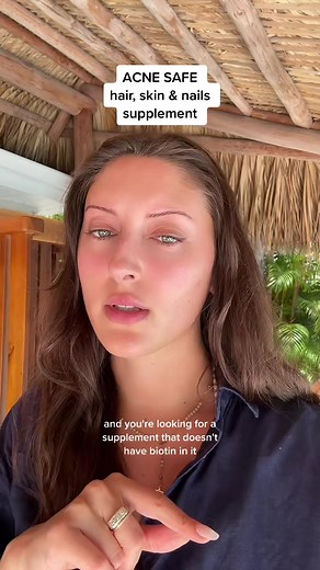 If youre trying to avoid biotin, silica is a great option! #skintok #biotin #acne #hairgrowth #hairtok #greenscreen