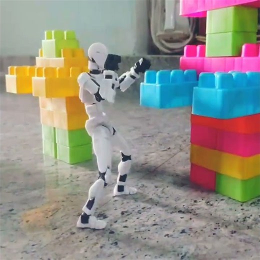dummy 13 vs LEGO monsters! #shorts #dummy13 #stopmotion
