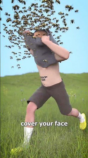 How To Survive A Swarm Of Bees 😱