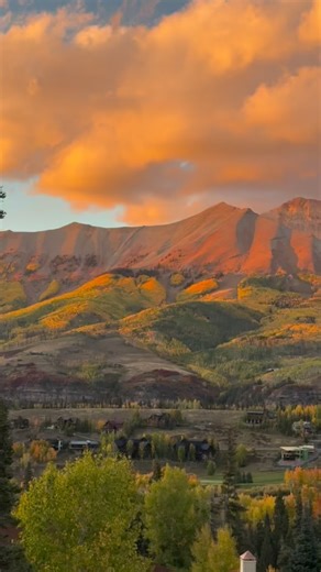 7.6K views · 5.2K reactions | Last night’s sunset was  : @townofmountainvillage | Visit Telluride | Facebook
