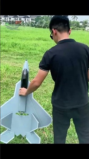 Built a Cardboard F-22 RC Plane… It Keeps Crashing