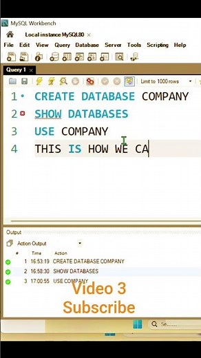 How to Use a Database in SQL | Beginner Guide ⚡|#shorts #ytshorts #youtubeshorts