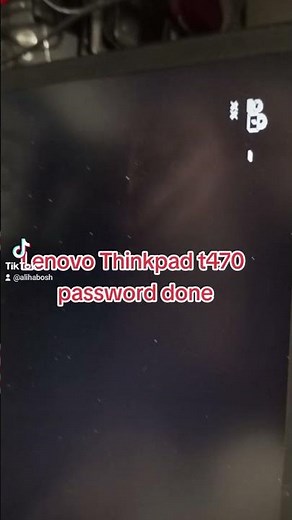 Lenovo Thinkpad t470 password unlock