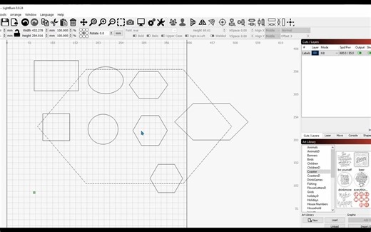 lightburn01基本功能介绍