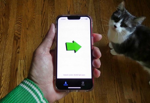This free app is a compass that points to the center of the galaxy