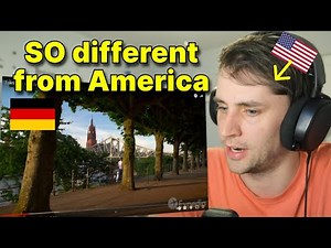 American reacts to Frankfurt, Germany