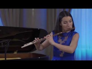 J.S.Bach Minuet and Badinerie, Orchestral Suite No.2, Sofia Viland (flute), Nikolaus Rexroth (piano)