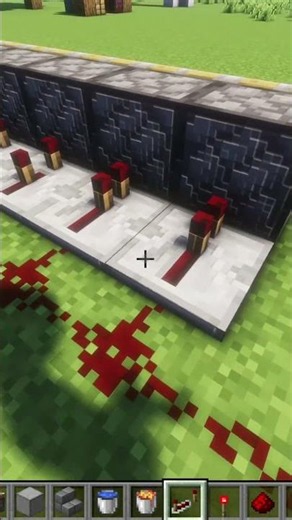 Minecraft Automatic Cobblestone Maker #minecraft #shorts