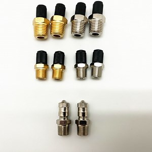 [Hot Item] 1/8" 1/4" NPT Nickel Plated Brass Air Compressor Tank Fill Valve Schrader
