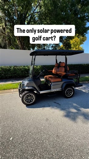 Meet the 2025 DACH Falcon 2 2 — the only cart in its class with a SOLAR ROOF 🌞⚡️. Harness the sun while you ride in style. ✨ Features you’ll love: • 2 2 seating (two forward, two rear) with a convenient rear flip seat & grab bar • Rear camera for added safety • Apple CarPlay & Android Auto with built-in speakers 🎶 • Brush guard & sidesteps for extra durability • 14-inch wheels for a bold look 💰 $9,995 📍 (813) 996-5522 3904 Land O’ Lakes Blvd Land O’ Lakes, FL 34639 This is a one-of-a-kind ri