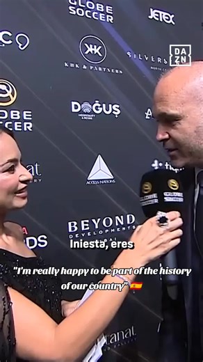 Celebrating Spain's World Cup Victory at Globe Soccer Awards