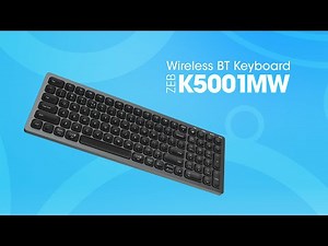 Zebronics | Zeb K5001MW Wireless BT Keyboard | Upto 3 BT connections