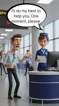 Flight Canceled Know Your Rights! English for Travel Problems B1 B2 #englishconversation #english