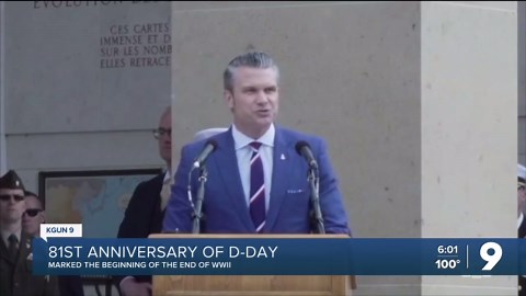 Marking the 81st anniversary of D-Day