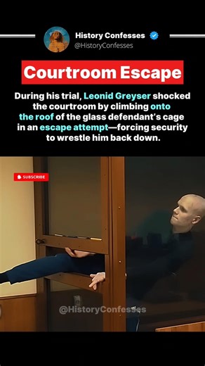 Leonid Greyser’s Wild Escape Attempt #crime #history