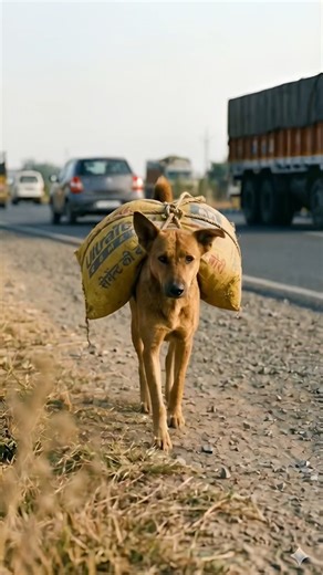 Poor and loyal puppy helps grandma during hard times | A sad story | #animals #dog #trending #viral