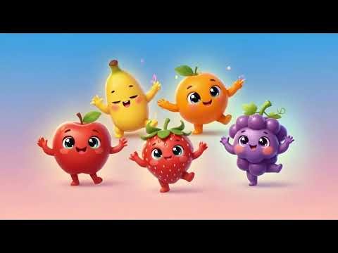 Fruit Dance Song 🍎🍌🍓 | Fun Kids Song | Clap, Jump & Sing!