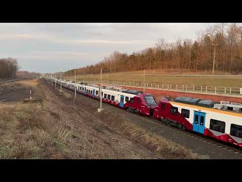 Alstom Coradia Stream and ČD ComforJet transport train