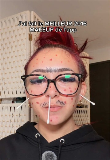 je REPRODUIS le 2016 MAKEUP 💄🦧 #2016 #makeup #2016nostalgia | Make Up