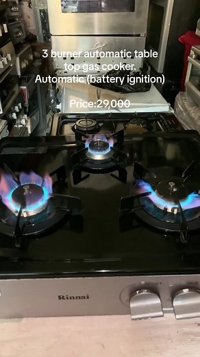 3 Burner Automatic Table Top Gas Cooker - Easy Installation Guide