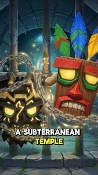 The Dark Origin of Aku Aku & Uka Uka | Crash Lore #CrashBandicoot #CrashLore #AkuAku #UkaUka #sony