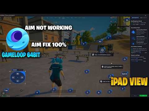 100% working Mouse Stuck & Aim not working FIX | GAMELOOP 64BIT | PUBG MOBILE
