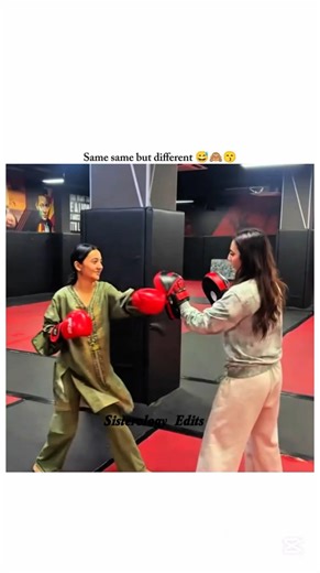 Same same but different 😅🙈😙#sistrology#edits