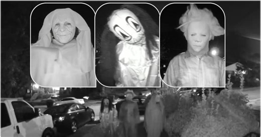 Masked intruders threaten Virginia family in frightening doorbell camera footage