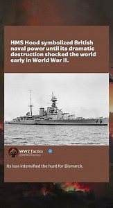 HMS Hood | British Battlecruiser of WWII | WW2 Tactics
