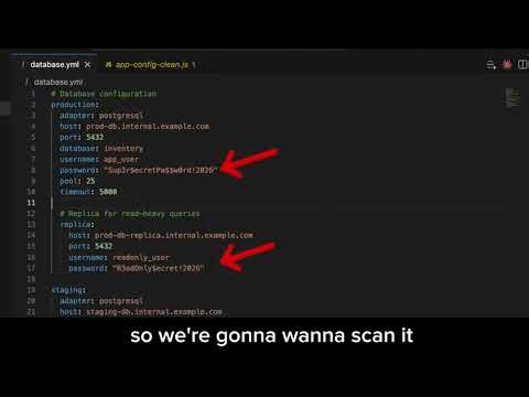 SonarQube CLI scanning for secrets